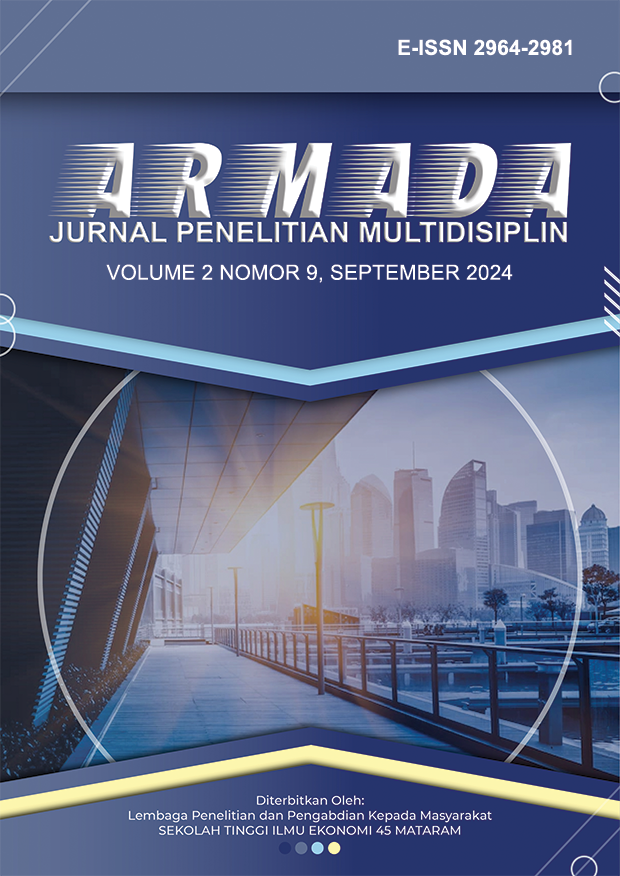 					View Vol. 2 No. 9 (2024): Jurnal Penelitian Multidisplin, September 2024
				